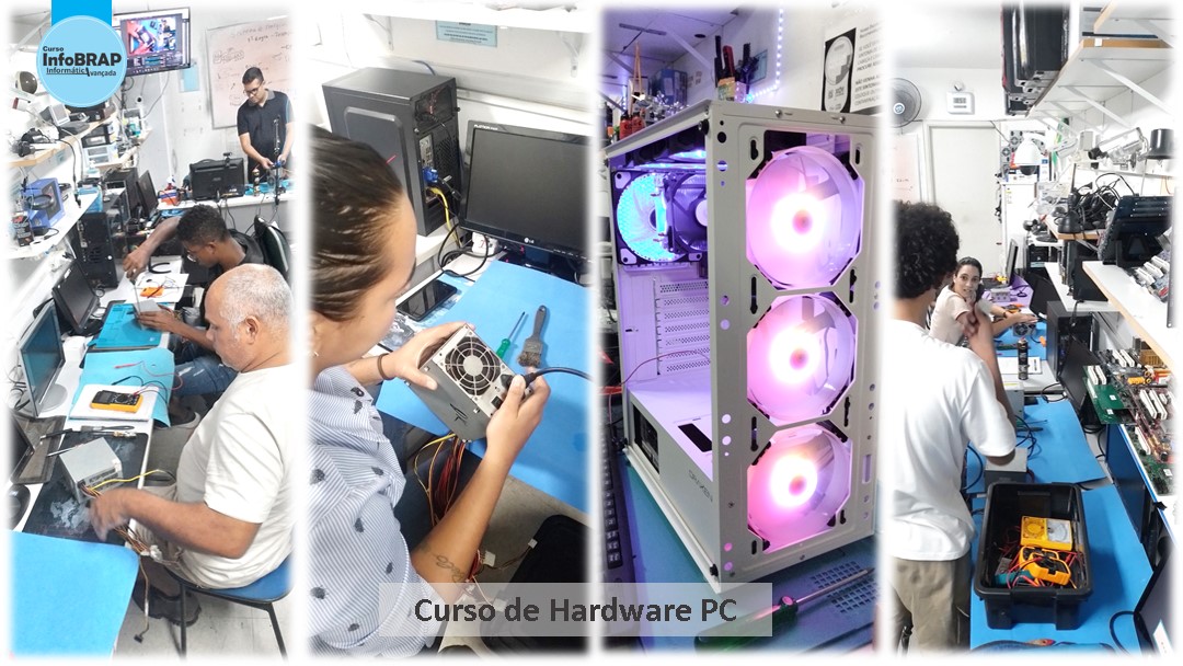 curso de hardware PC, montagem e manutenção de computadores, manutenção de PCs, curso de montagem de PC gamer, reparo de computadores, informática hardware. 01.jpg