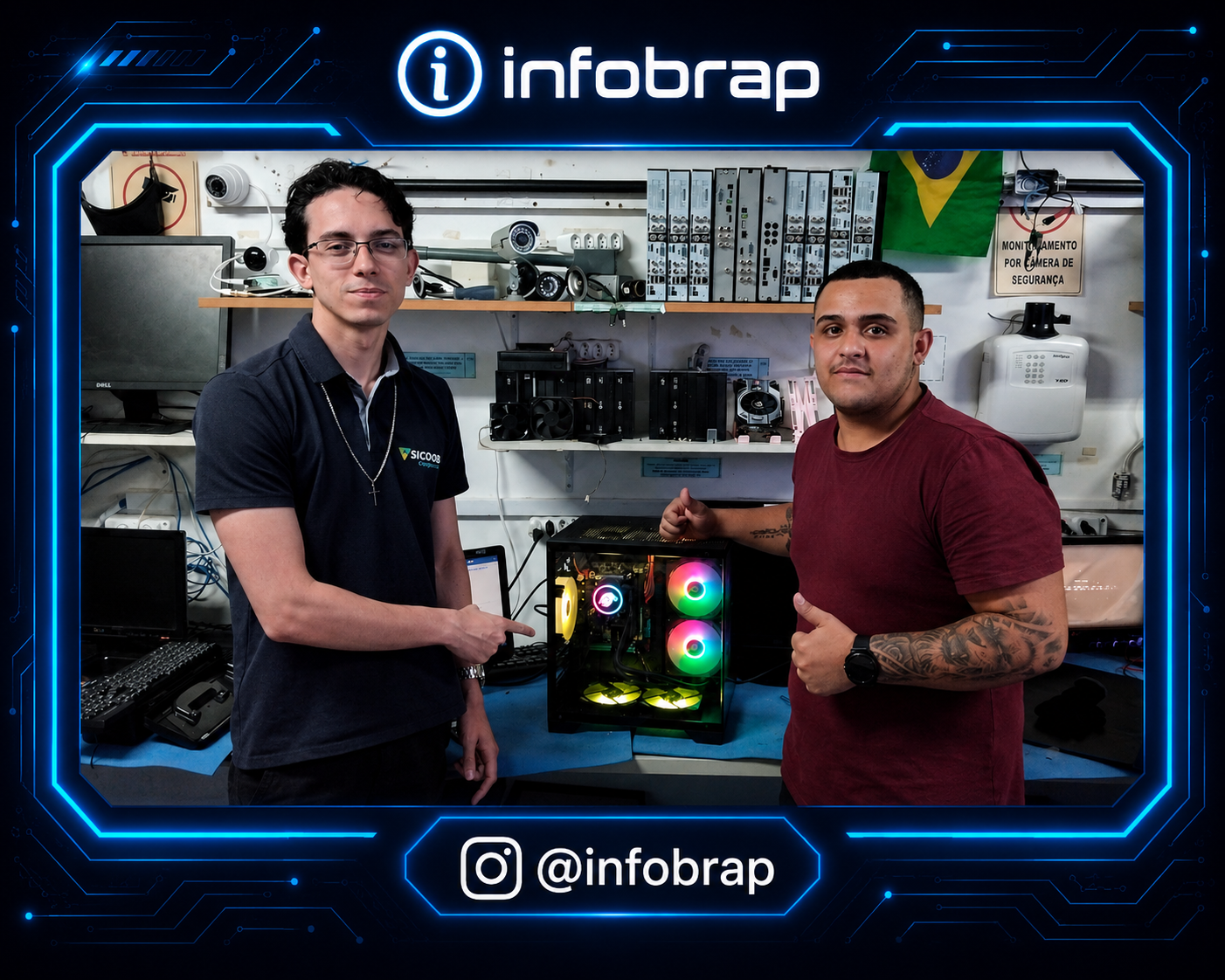 Alunos da Turma de Semana (Segundas e Quartas - 18h as 20h30) Turno Noite (2026.1) - Curso de Hardware Pc - InfoBrap Centro do RJ